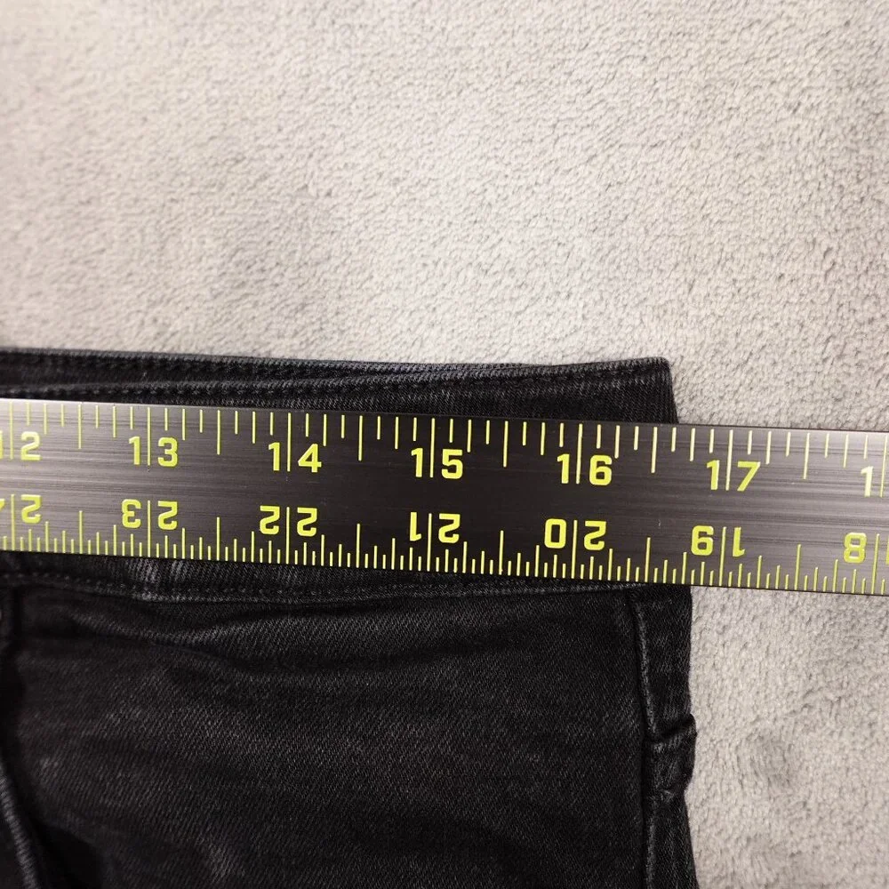 Chronic jeans skinny men's 33 black‎ denim button fly